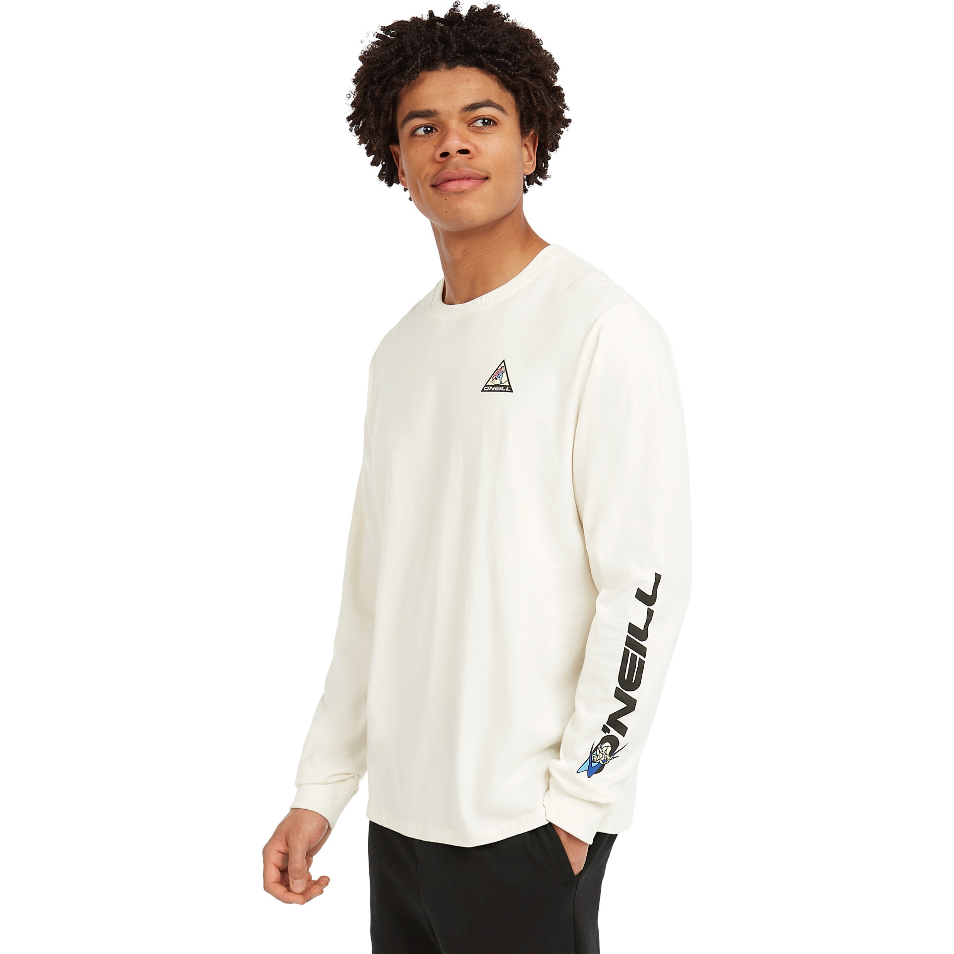 2025 O'Neill Mens FWC'Play Long Sleeve T-Shirt 2850314 - Snow White